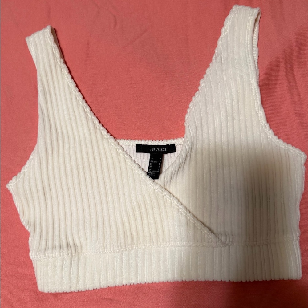 White Crop Top